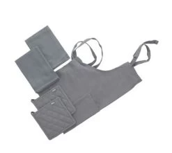 Bastian Tekstilsæt 5 Dele, Lys Grå