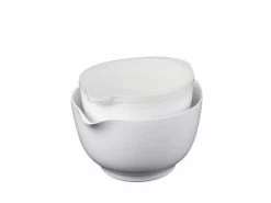 Rosti Margrethe Røreskålesæt Med Låg Hvid 2+3 Liter