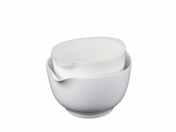 Rosti Margrethe Røreskålesæt Med Låg Hvid 2+3 Liter