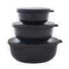 Rosti Mepal Røreskålsæt Sort 6 Dele