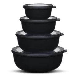 Mepal Cirqula Skålesæt 4 Dele Lav Sort