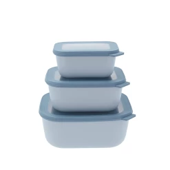 Mepal Cirqula Rekt. Skålesæt Med Låg Nordblue
