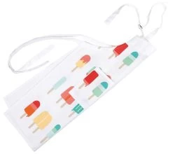 Bastian, Børneforklæde Hvid/flerfarvet