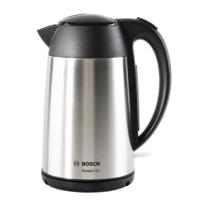 Bosch Designline Elkedel Stål, 1.7 Ltr